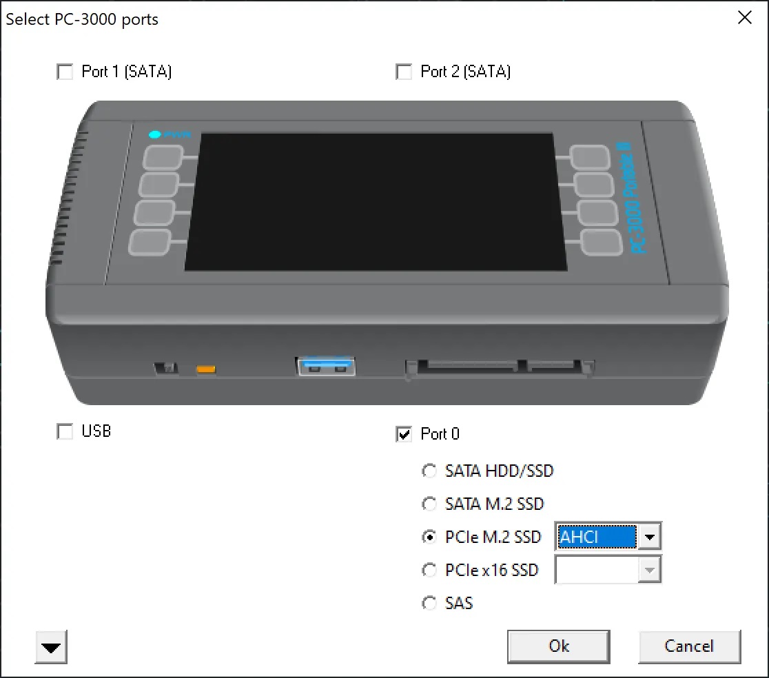 PC-3000 Portable III苹果Macbook固态硬盘支持的接口类型和问题-图片2