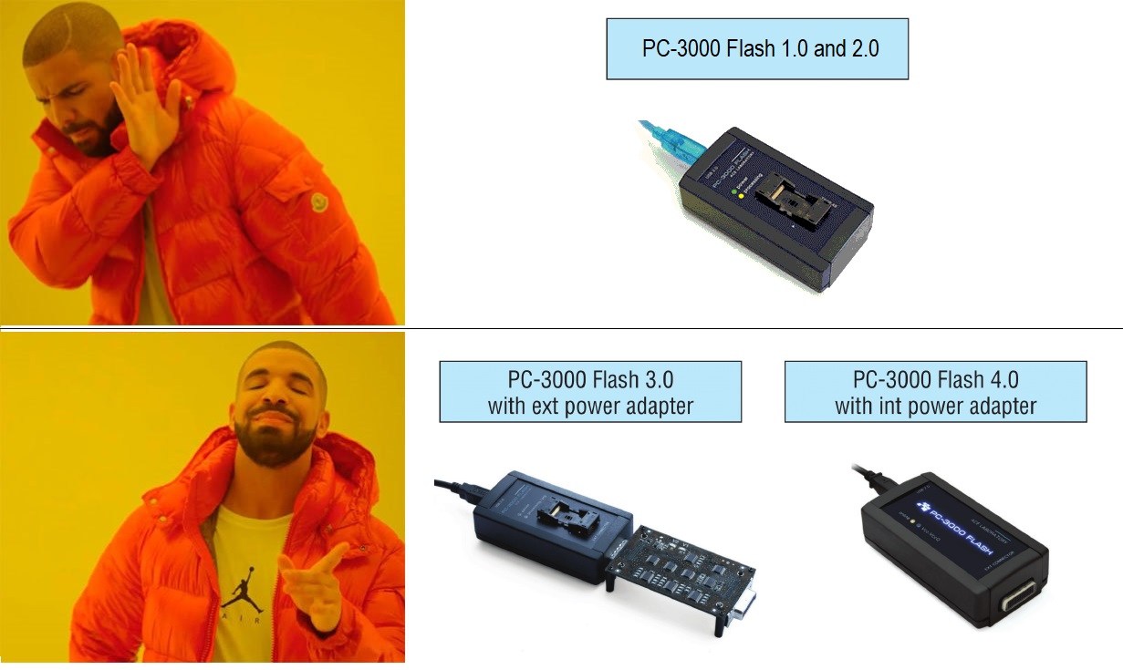 新型低压NAND芯片使用PC-3000 Flash及其读取方法-图片3