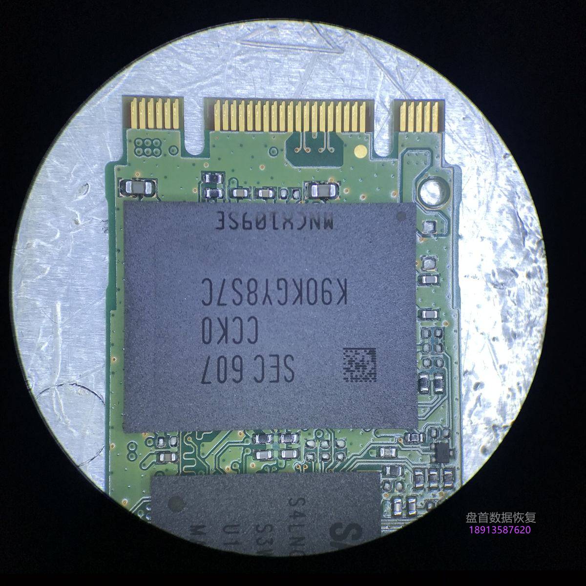 三星PM871 MZNLN256HCHP-000H1 SSD无法识别BitLocker分区加密数据恢复成功